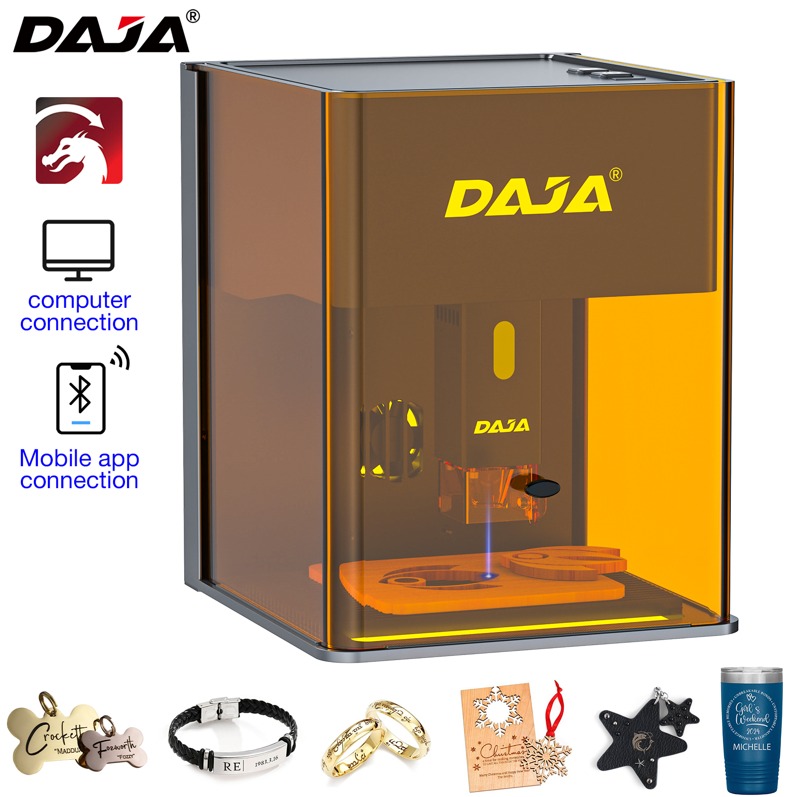 Industrial Handheld Laser - DAJA DJ6 Pro Mini Laser Engraving