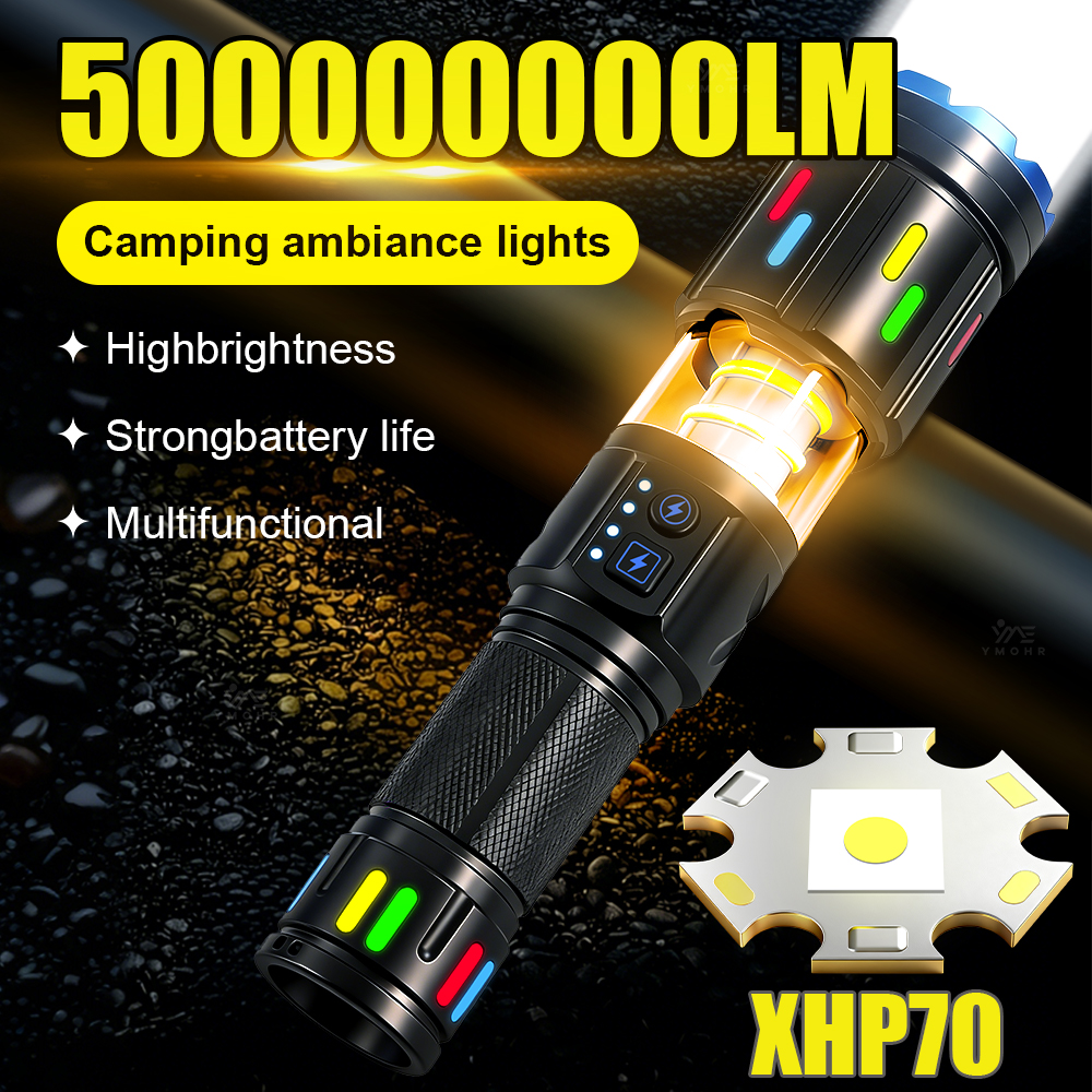 Industrial Handheld Laser - XHP70 High Power Camping Flashlights Portable