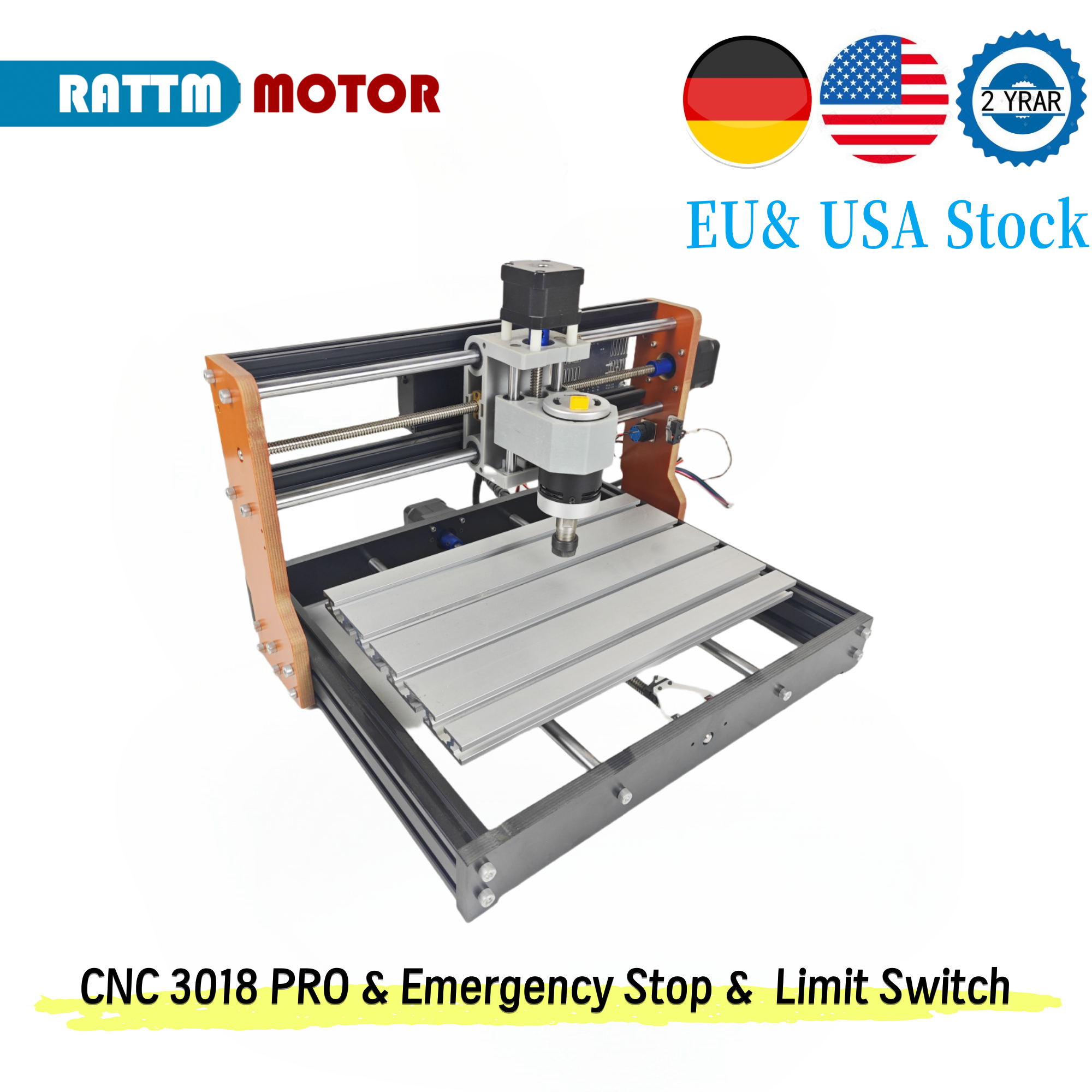 Industrial Laser Equipment - 【EU&USA Stock】CNC 3018 PRO Laser Engraving