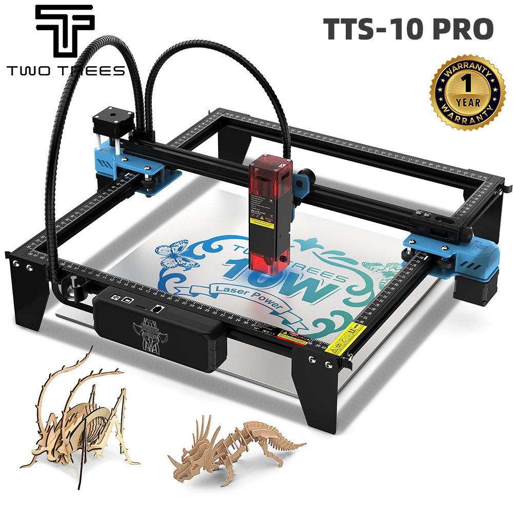 Industrial Laser Equipment - TWOTREES TTS-10 Pro Laser Engraver Stainless