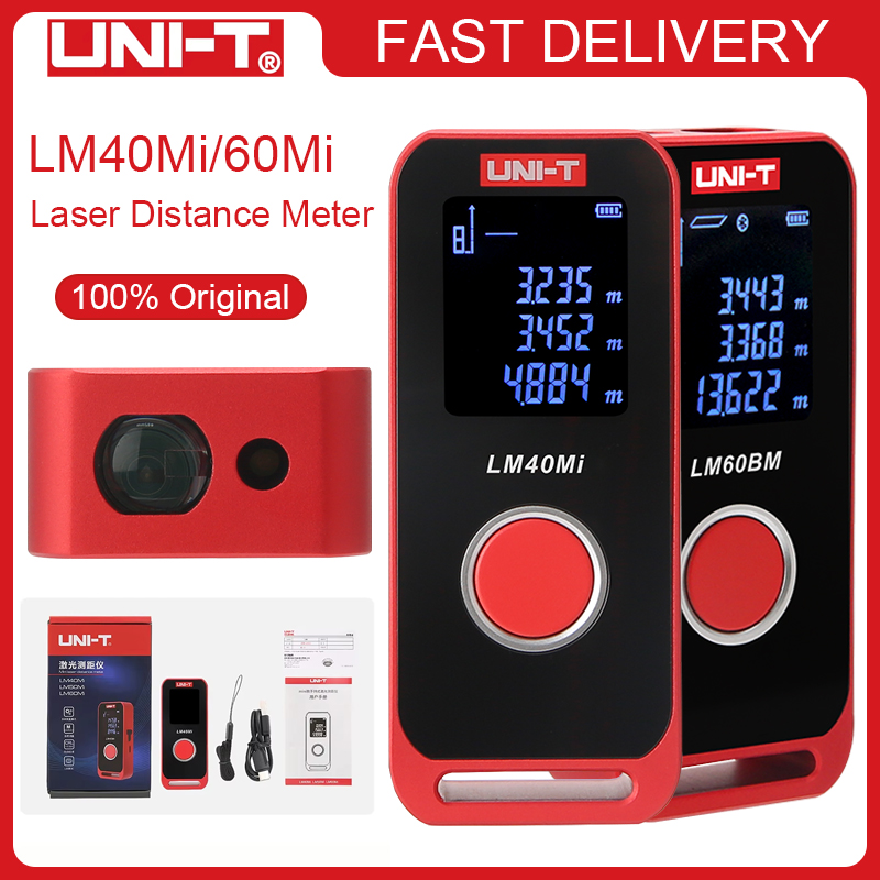 Industrial Laser Rangefinder - UNI-T Laser Distance Meter 40m 60m