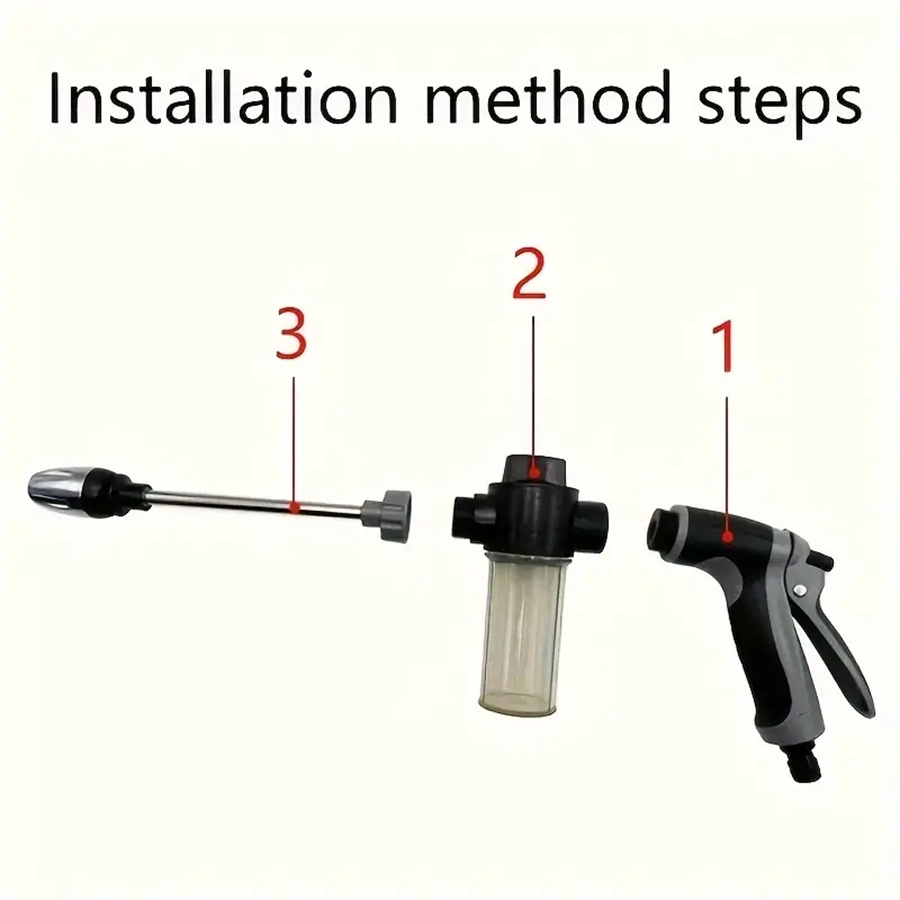 NEW Car Washing Long Pole High - مراجعة Laser Nozzle Ceramic وسعره