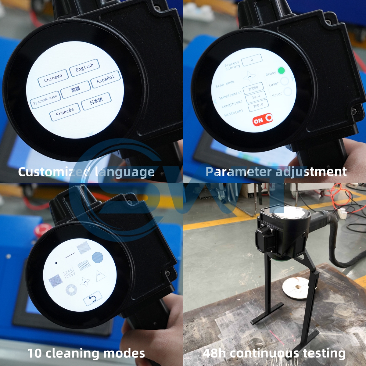 SWT 200W 300W Portable Pulsed  - مراجعة Industrial Laser Cleaning Equipment وسعره