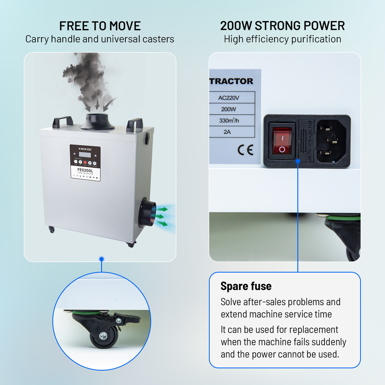 Laser Fume Extractor with Exha - مراجعة Industrial Laser Fume Extractor وسعره