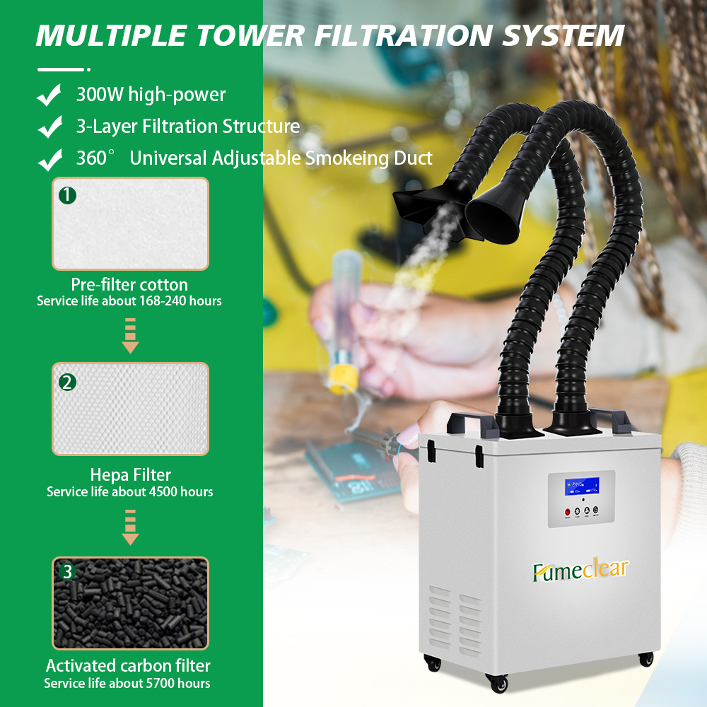Strong Suction Industrial Weld - مراجعة Industrial Laser Fume Extractor وسعره