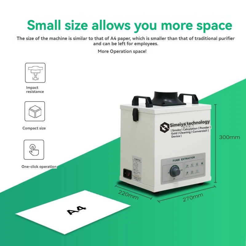 Pure Air Fume Extractor Indust - مراجعة Industrial Laser Fume Extractor وسعره