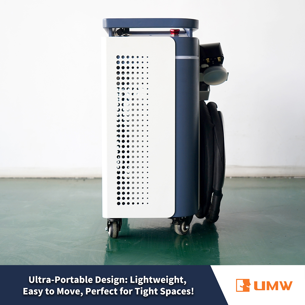 UMW Air-Cooled Pulsed Laser Cl - مراجعة Industrial Laser Cleaning Equipment وسعره