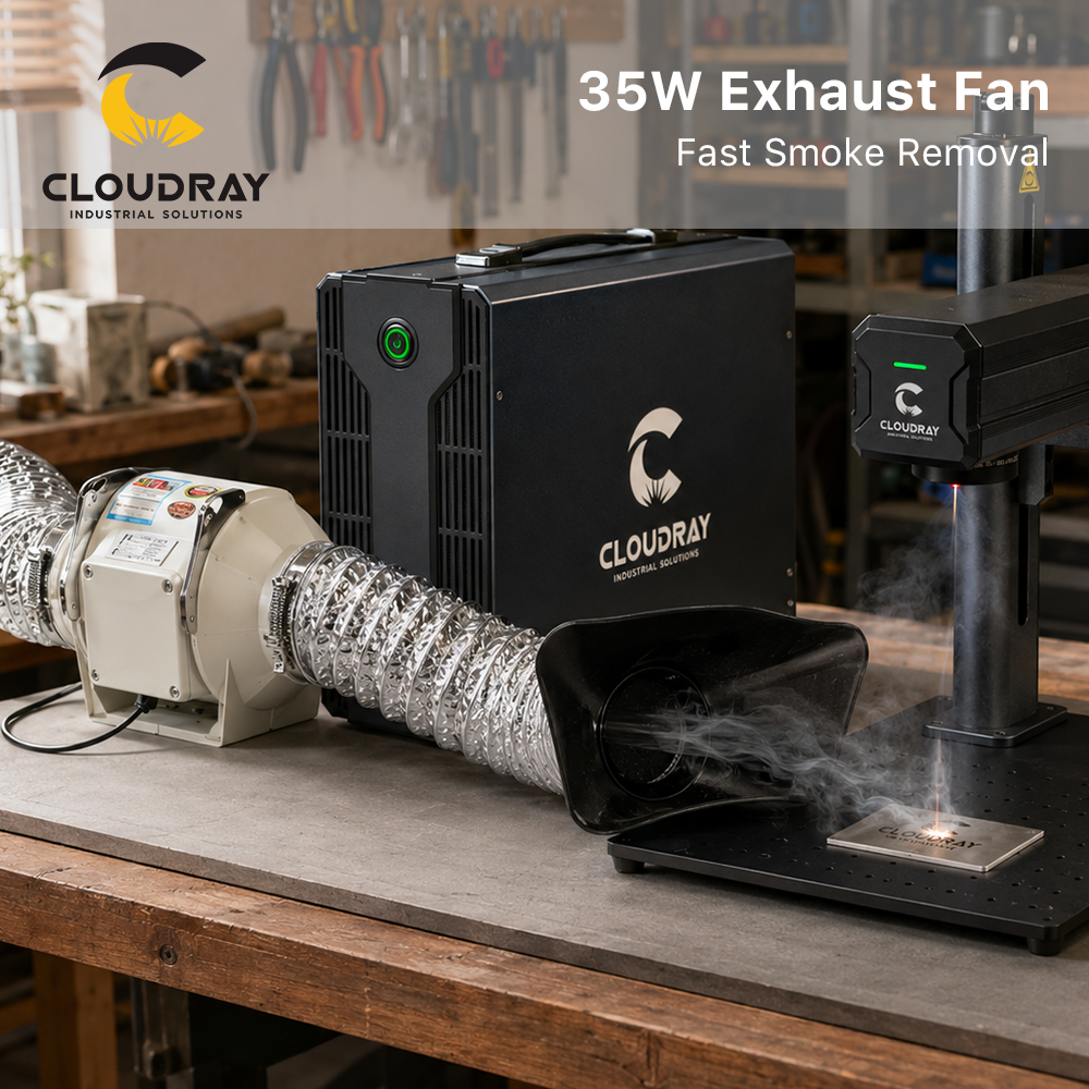 Cloudray Exhaust Fan Inline Du - مراجعة Industrial Handheld Laser وسعره