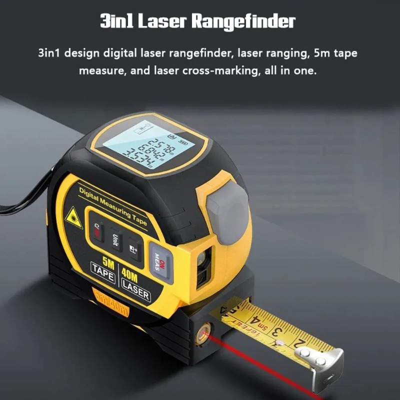 40M/60M Backlight Distance Met - مراجعة Industrial Laser Rangefinder وسعره