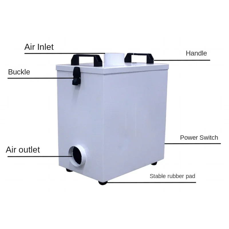 120W Industrial Pure Air Fume  - مراجعة Industrial Laser Fume Extractor وسعره