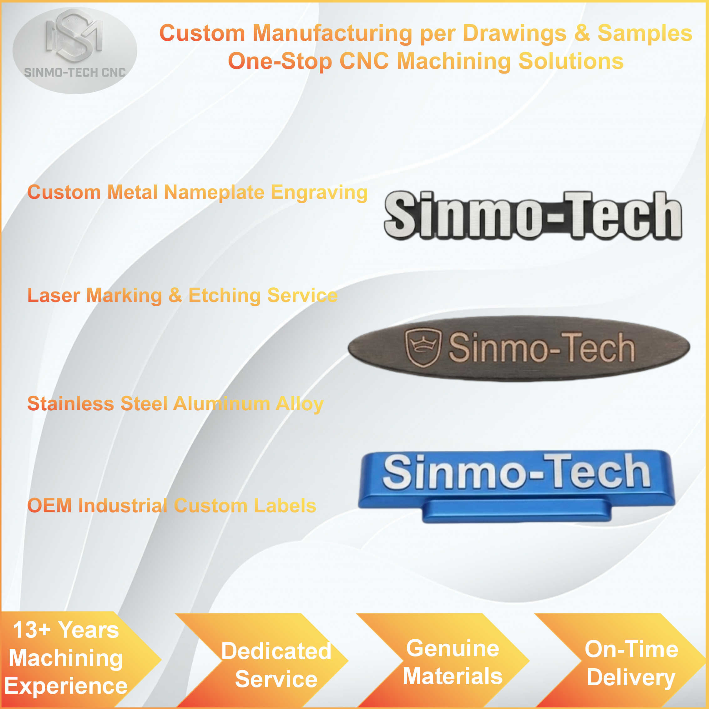 Industrial Metal Name Plate Cu - مراجعة Industrial Laser Etching وسعره