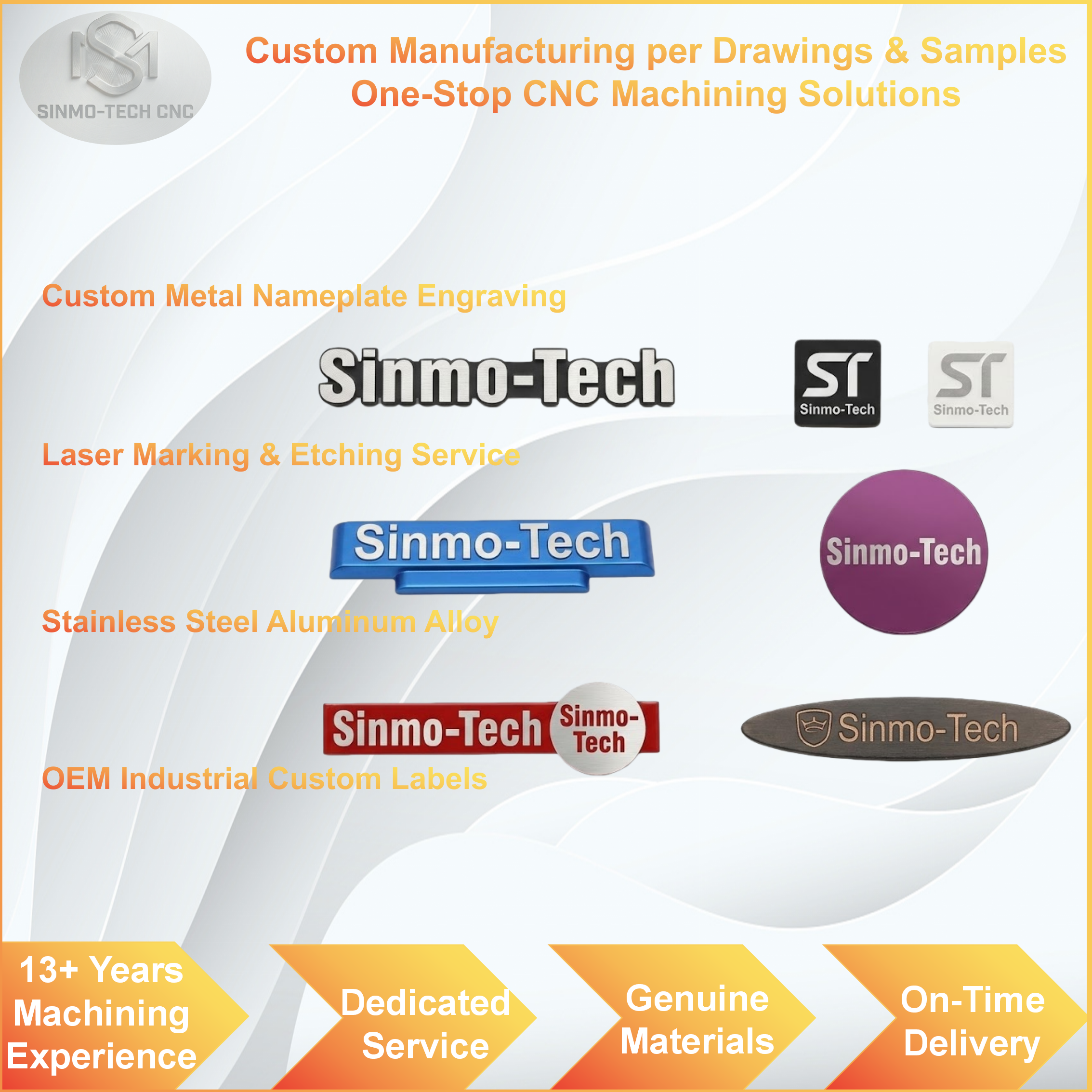 Industrial Metal Name Plate Cu - مراجعة Industrial Laser Etching وسعره