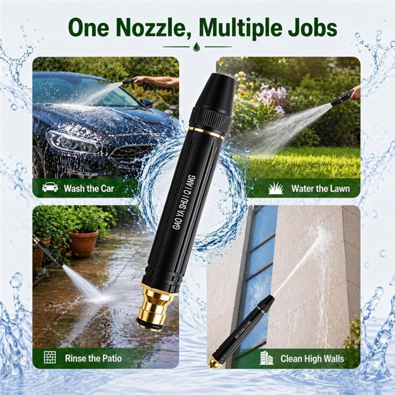 ABGH-For Garden Hose Compatibl - مراجعة Laser Nozzle Ceramic وسعره