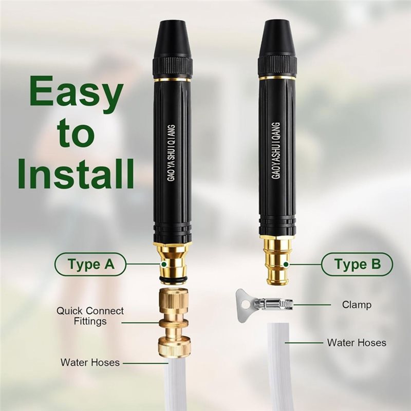 ABGH-For Garden Hose Compatibl - مراجعة Laser Nozzle Ceramic وسعره