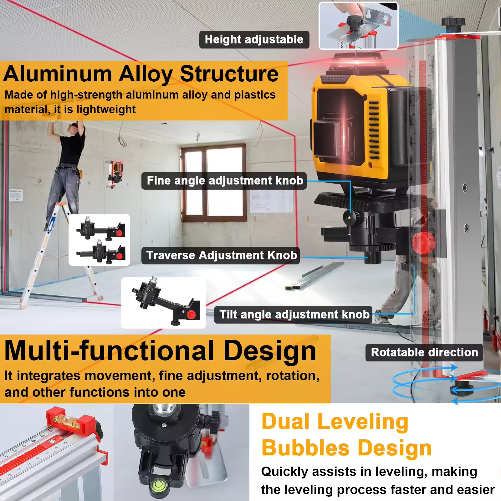 Stable Mounting Aluminum Alloy - مراجعة Industrial Laser Alignment Tool وسعره
