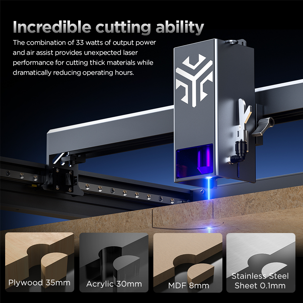 ACMER P2 Laser Engraver 33W 20 - مراجعة Industrial Laser Equipment وسعره