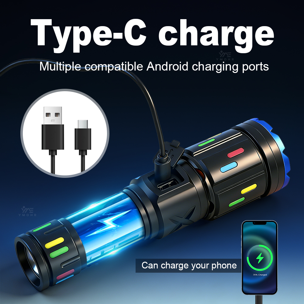 XHP70 High Power Camping Flash - مراجعة Industrial Handheld Laser وسعره