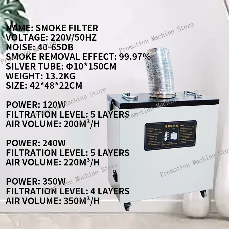 240W Pure Air Fume Extractor I - مراجعة Industrial Laser Fume Extractor وسعره