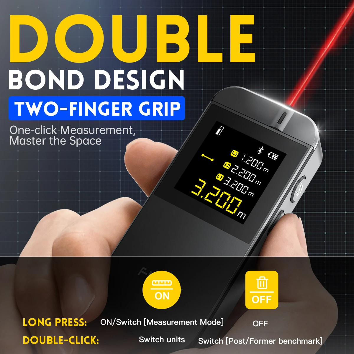 FNIRSI IR40 Digital Laser Tape - مراجعة Industrial Laser Rangefinder وسعره