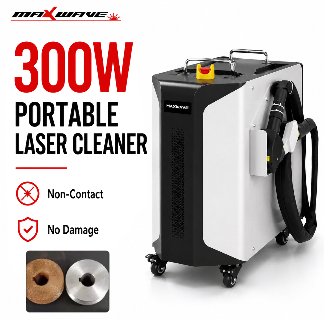 Maxwave 300W Laser Cleaner Por - مراجعة Industrial Laser Cleaning Equipment وسعره