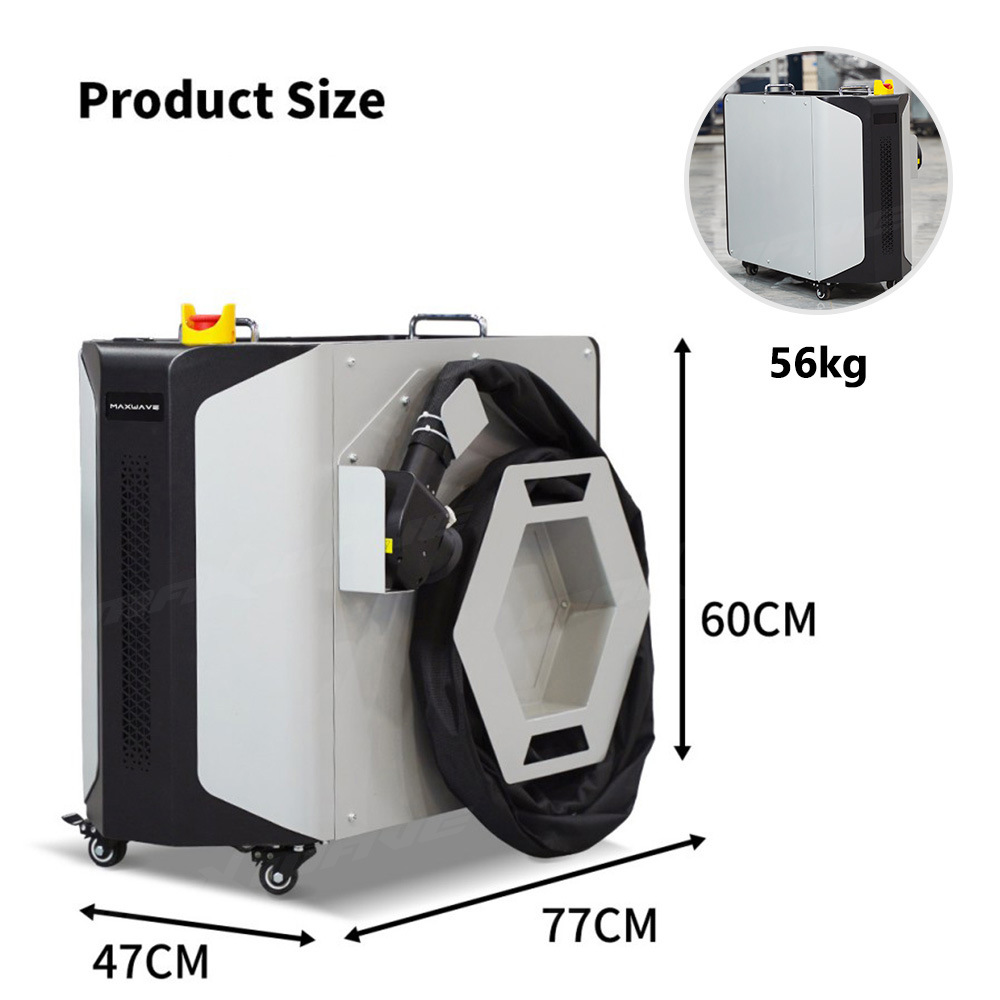 Maxwave 300W Laser Cleaner Por - مراجعة Industrial Laser Cleaning Equipment وسعره