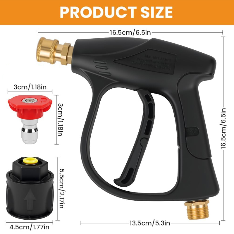 High Pressure Washer Gun with  - مراجعة Laser Nozzle Ceramic وسعره