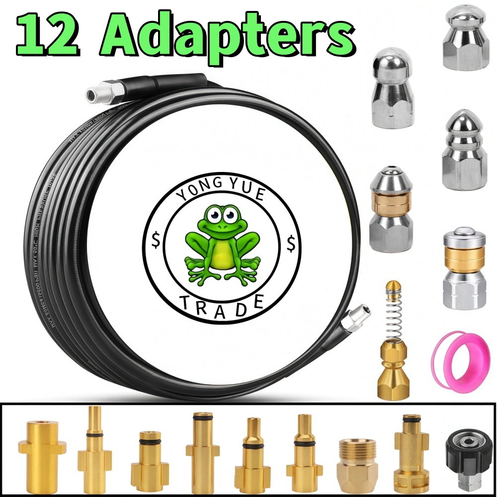 5~50m Pressure Washer Sewer Je - مراجعة Laser Nozzle Ceramic وسعره