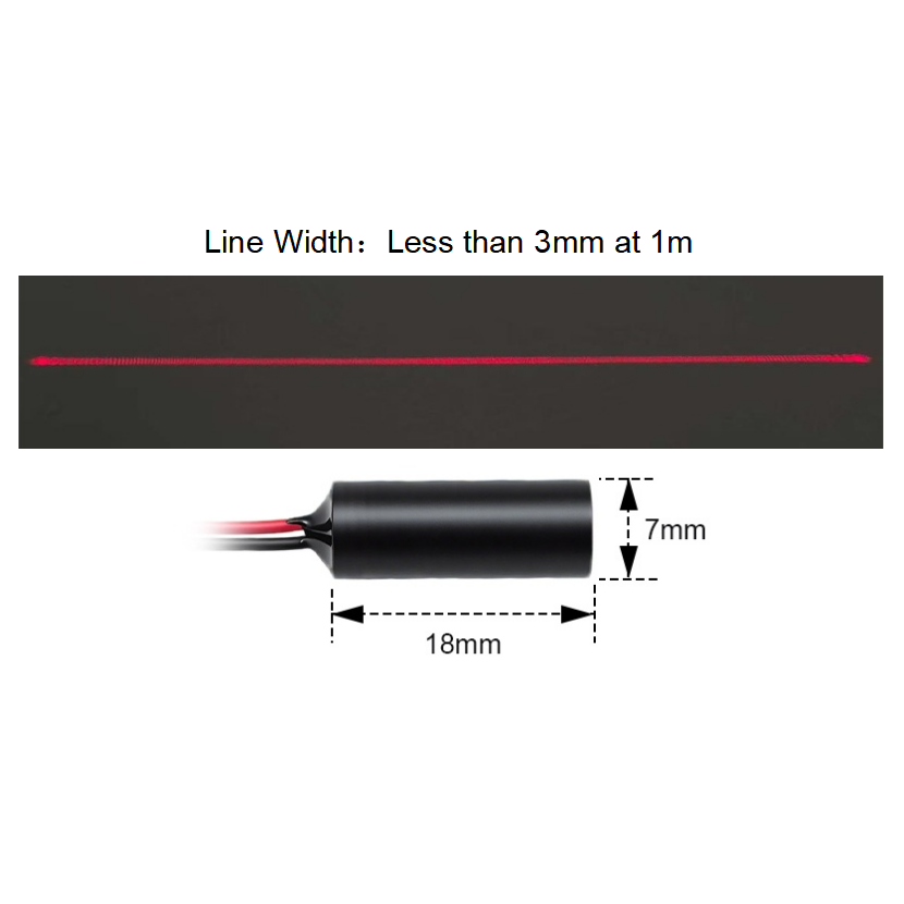 Compact Red Line Laser Diode M - مراجعة Industrial Laser Line Generator وسعره