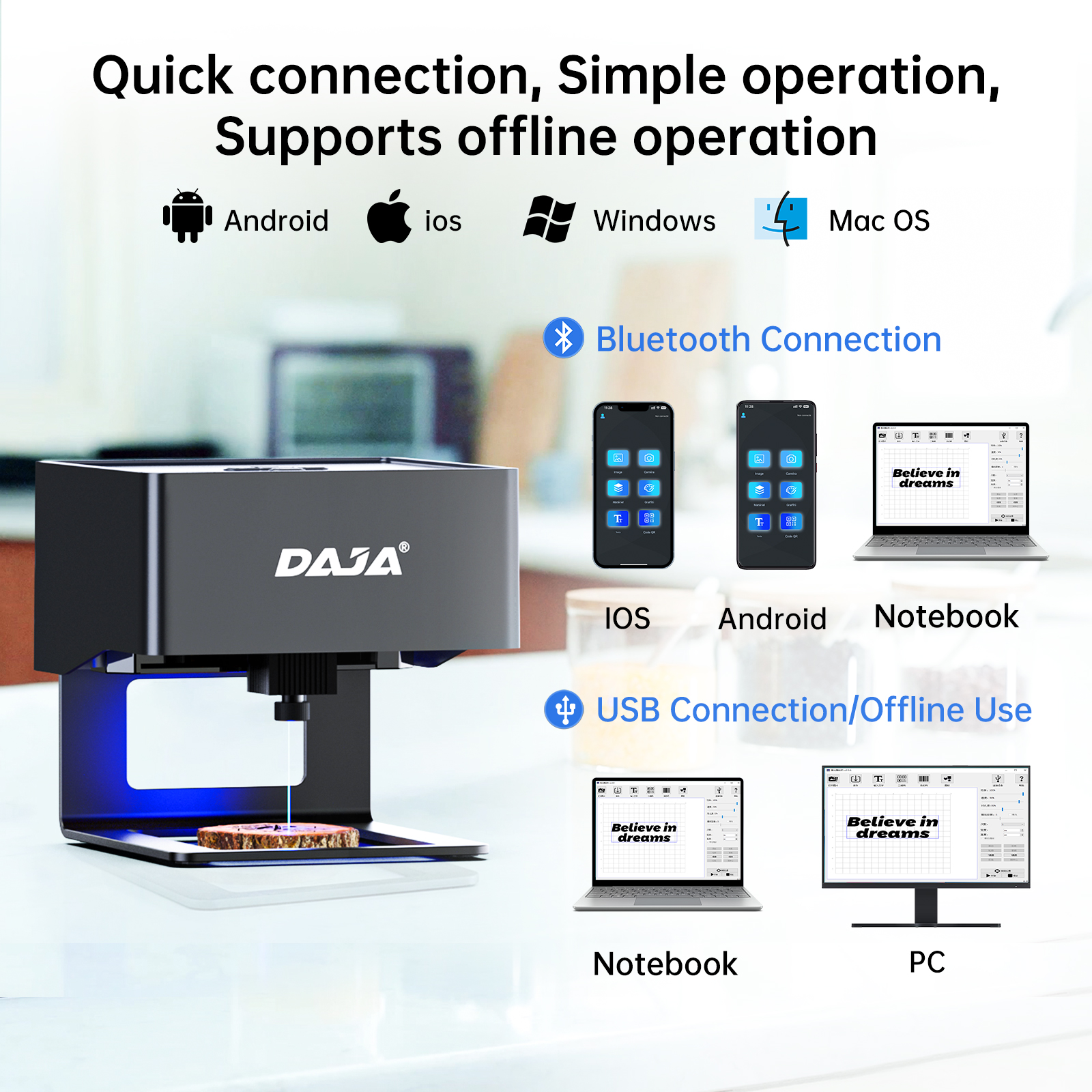 DAJA DJ6 Mini Portable Laser E - مراجعة Industrial Handheld Laser وسعره