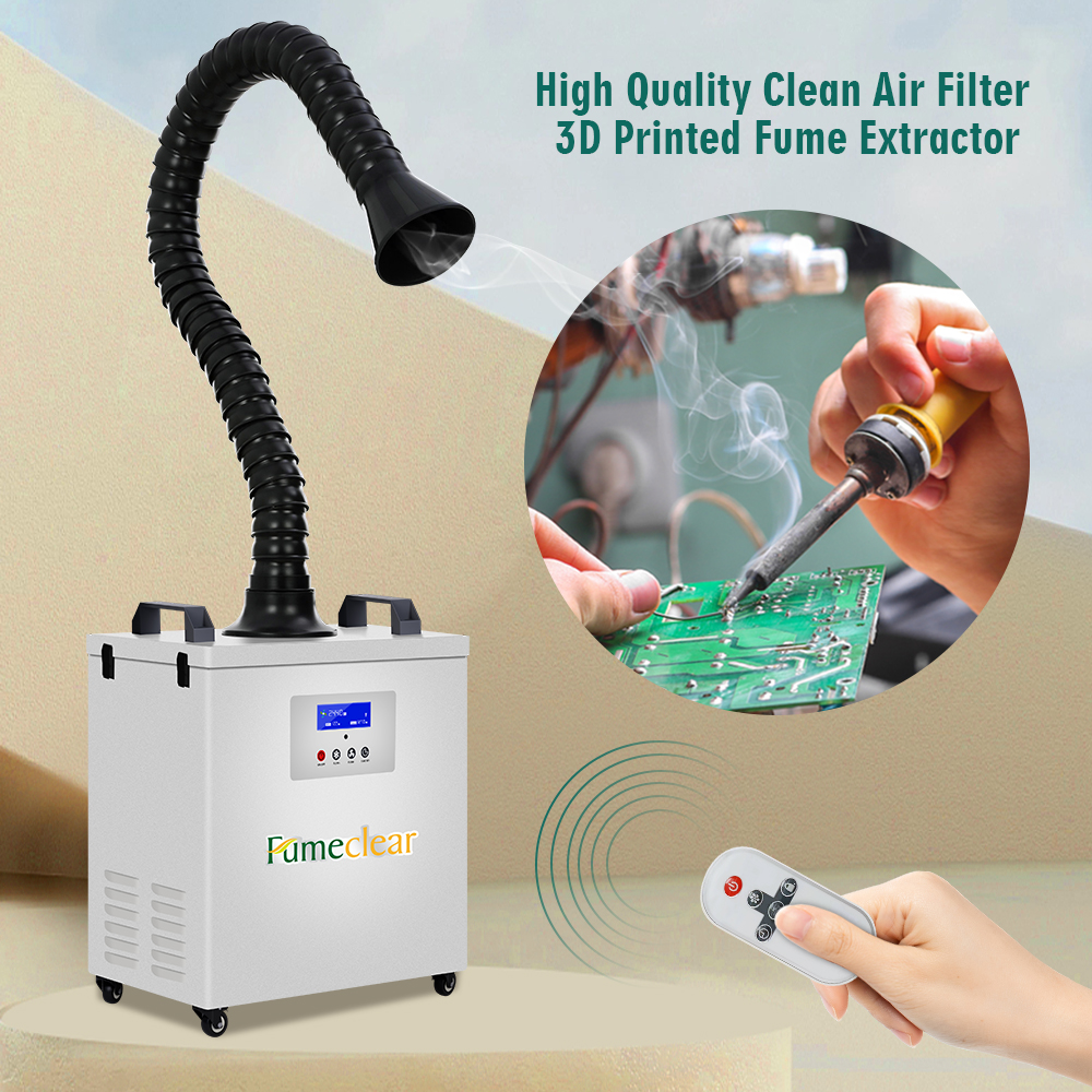 CE Approved Portable Fume Extr - مراجعة Industrial Laser Fume Extractor وسعره