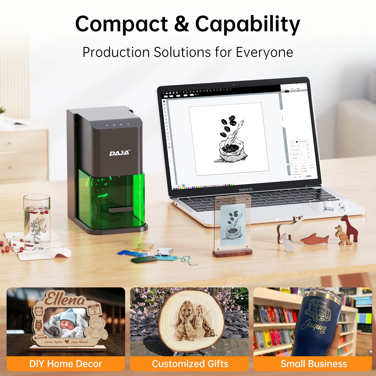 DAJA C1 Ultra Laser Engraver G - مراجعة Industrial Handheld Laser وسعره