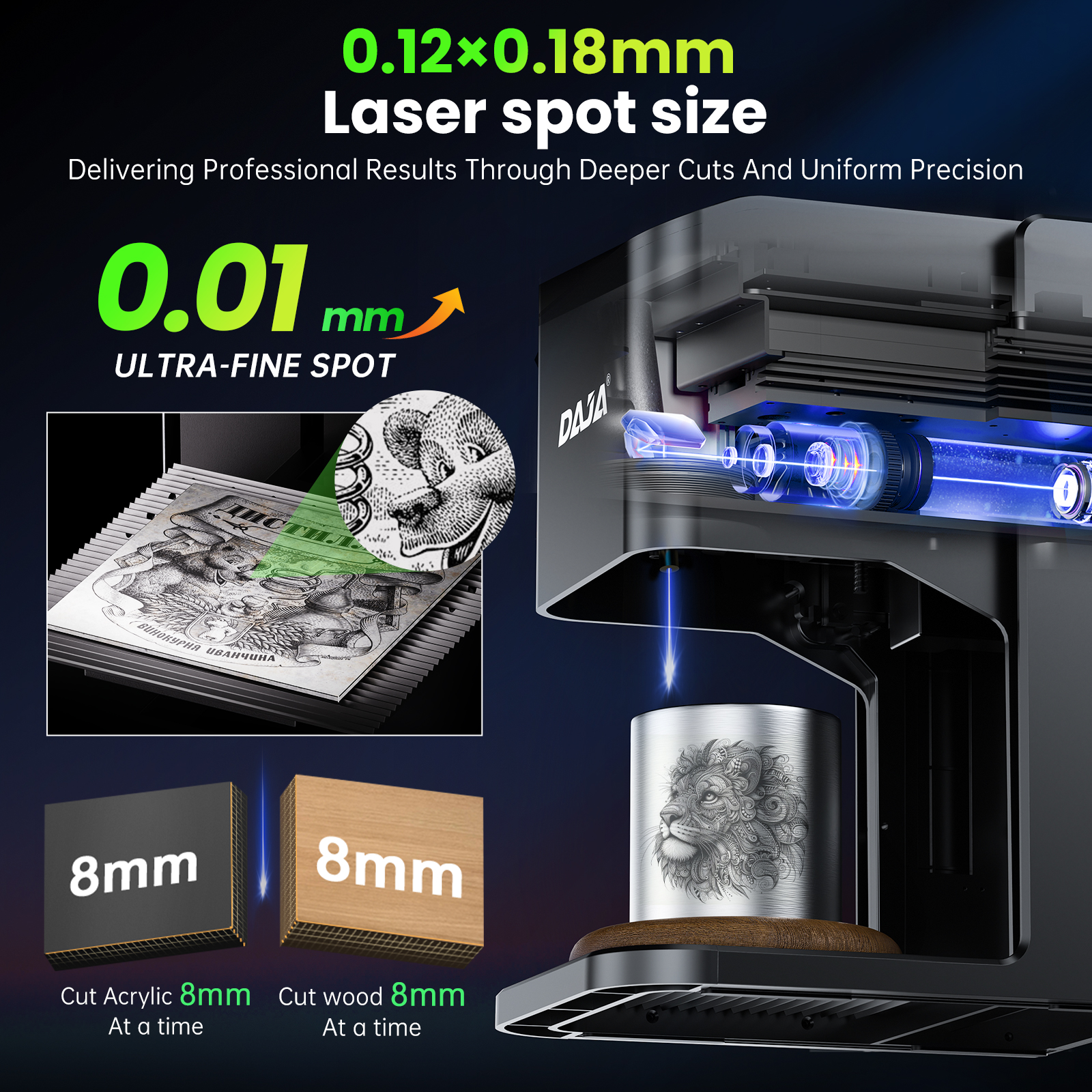 DAJA C1 Ultra Laser Engraver G - مراجعة Industrial Handheld Laser وسعره