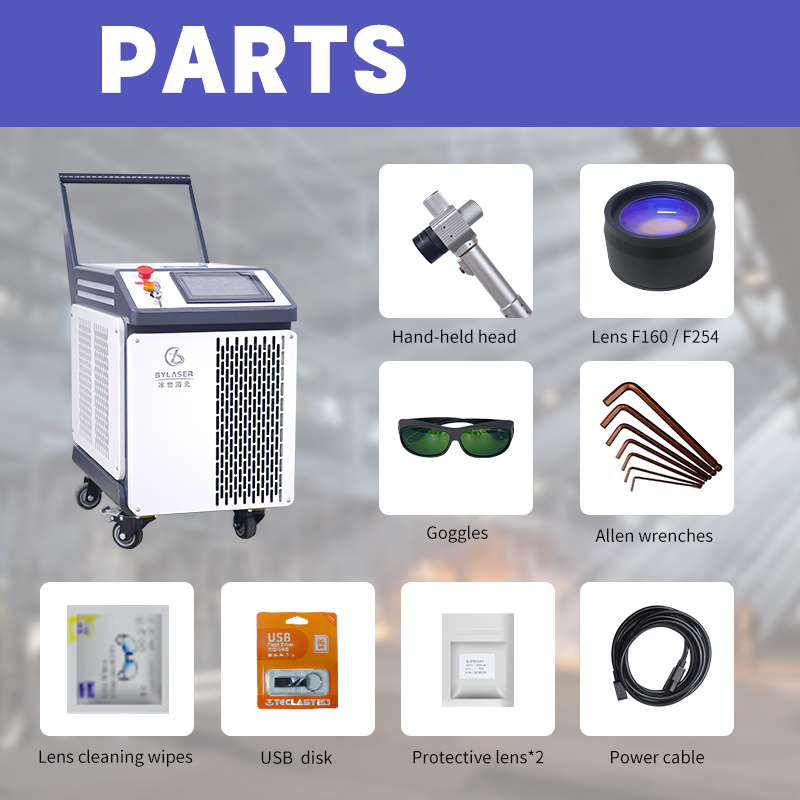 Bing Yan Pulse Industries Lase - مراجعة Industrial Laser Cleaning Machine Price وسعره